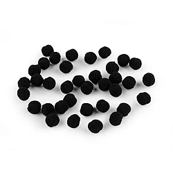 Pom pom mini ø8 mm - Black (2000 Pieces)