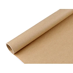 Natural matte wrapping paper 0.7x2 m - Natural brown (1 Piece)