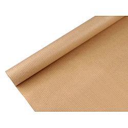 Wrapping paper natural glossy 0.78x2 m - Natural brown (1 Piece)