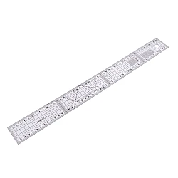 Flexible ruler 5x50 cm - Transparent (1 Piece)