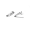 Pin back 5x20 mm - Platinum (10 Pieces)