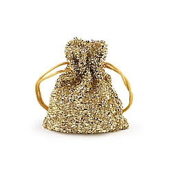 Gift bag 8x10 cm exclusive - Gold lt. (10 Pieces)