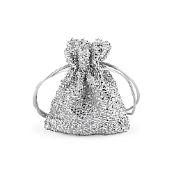 Gift bag 8x10 cm exclusive - Silver (10 Pieces)