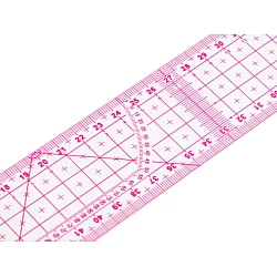 Flexible ruler 5x60 cm - Transparent (1 Piece)