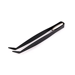 Metal tweezers with led light - Black (1 Piece)