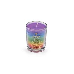 Scented chakra candle in glass 60 g - Multicolor (1 Piece)