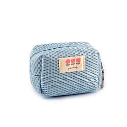 Girls' case / key ring 8.5x6 cm - Blue light (1 Piece)