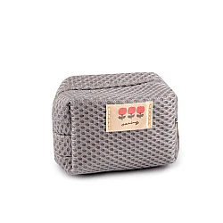 Girls' case / key ring 8.5x6 cm - Lightgrey (1 Piece)