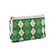Cosmetic bag / case, washable 14x20 cm - Green (1 Piece)