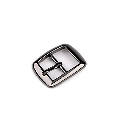 Metal buckle, pulling hole 20 mm - Black nickel (1 Piece)