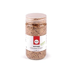 Decorative glimmer flakes 370 ml - Pink gold (1 Piece)