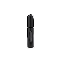 Travel refillable perfume atomizer 8 cm - Black (1 Piece)