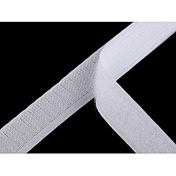 Hook + loop tape, width 20 cm pes - White (25 Meters)