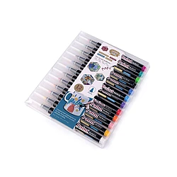 Creative acrylic marker set of 12 pcs, 2 mm - Mix (1 Set)