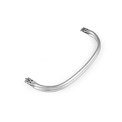 Aluminum frame for making bags - Nickel (1 Piece)