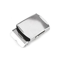 Metal belt buckle, pulling hole 40 mm - Nickel (1 Piece)