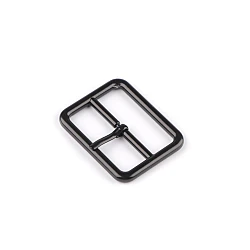 Metal buckle / buckle painted, fits 30; 35; 40 mm - Black varnish (10 Pieces)