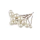 Balls / berries on a wire - mix of sizes - Red (1 Bag)