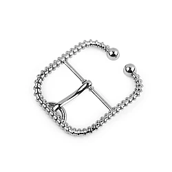 Metal buckle, 40 mm - Nickel (1 Piece)