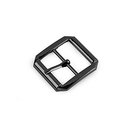 Metal buckle, 25 mm - Black nickel (1 Piece)
