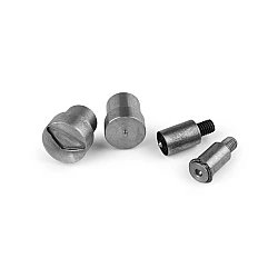 Dies mold for fastening on wallet / purse - Nickel (1 Set)