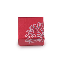 Jewelry box 5x5 cm - Light red (10 Pieces)