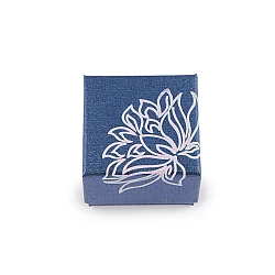 Jewelry box 5x5 cm - Blue (10 Pieces)