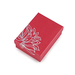 Jewelry box 6.5x9 cm - Light red (12 Pieces)