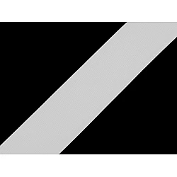 Low profile self-adhesive fastener, only hook, width 20 mm - White (50 Meters)