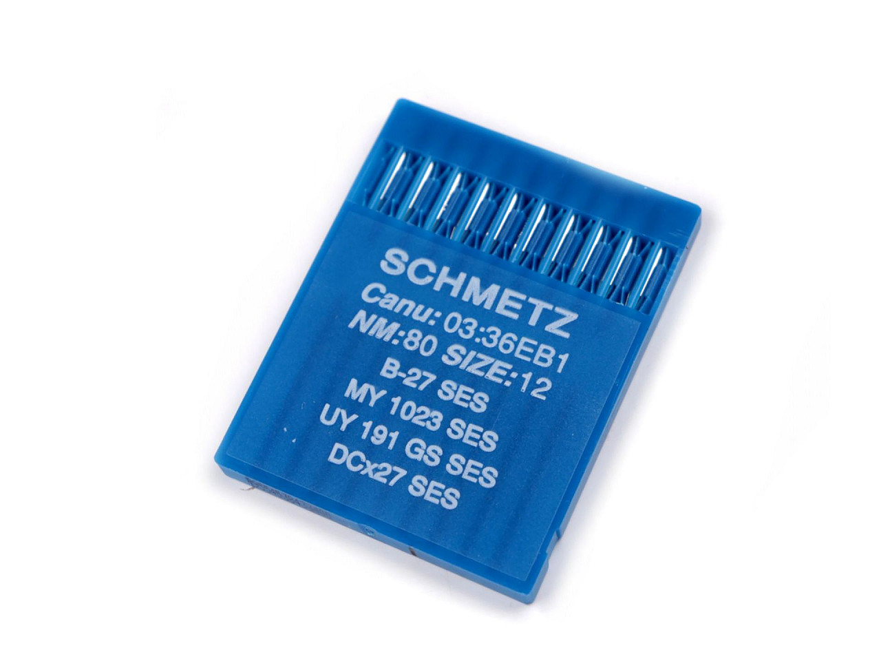 Machine needles for industrial overlock sewing machines 70; 80 schmetz - Nickel (1 Box)
