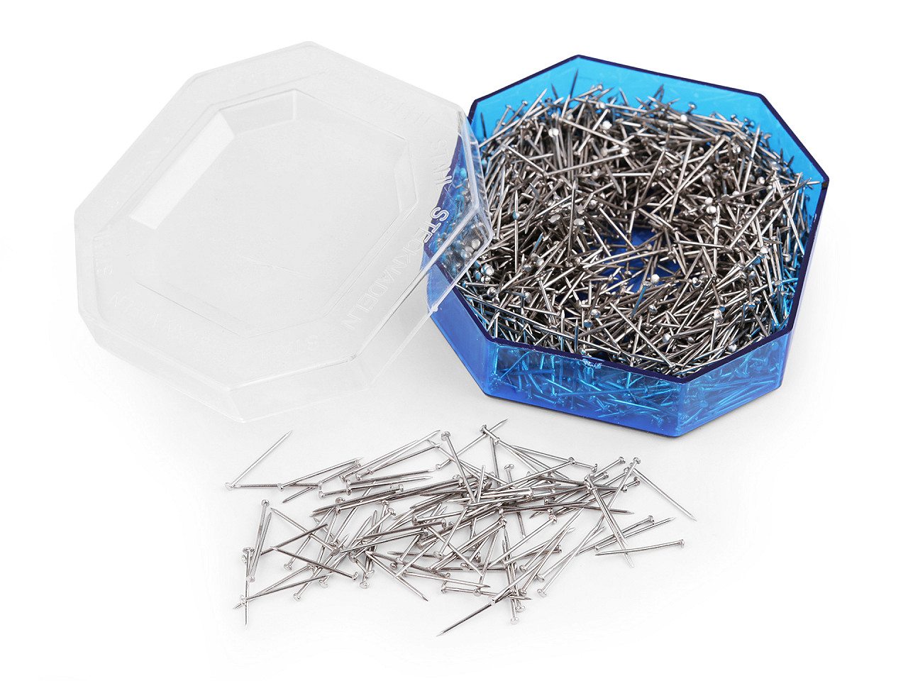 All-metal pins length 16 mm - Nickel (5 Boxes)