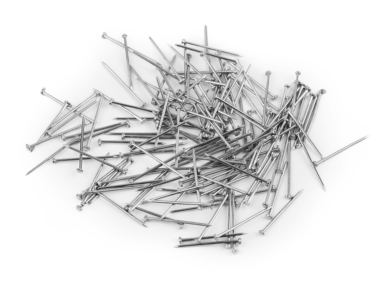 All-metal pins length 16 mm - Nickel (5 Boxes)
