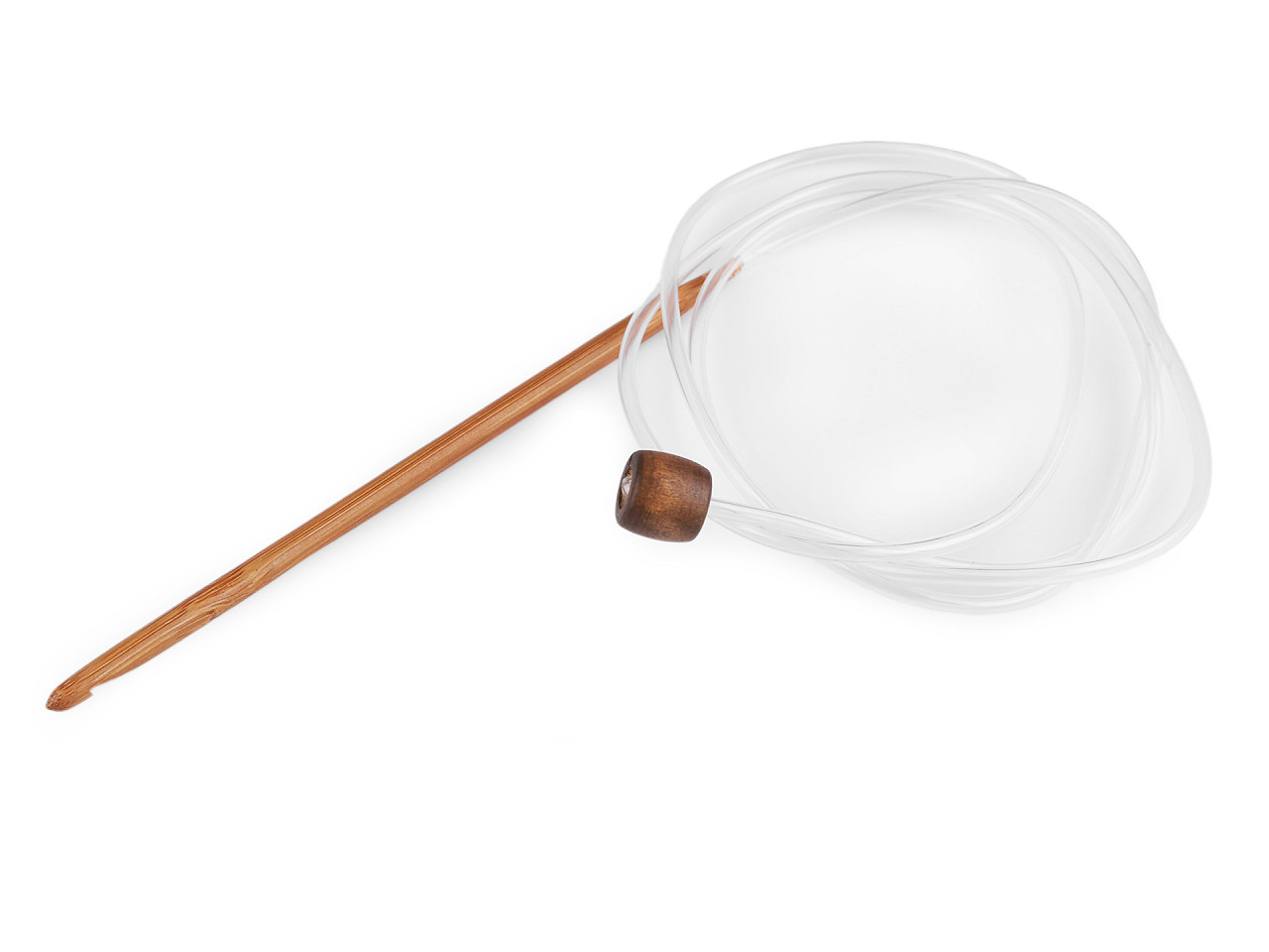 Bamboo hook for tunisian crochet - Bamboo dark (1 Piece)