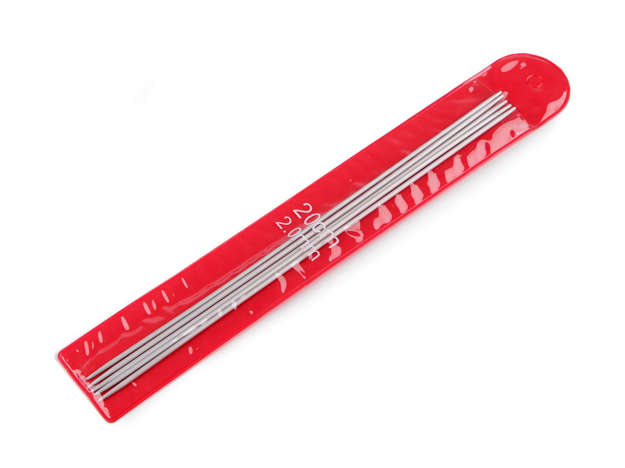 Aluminum sock knitting needles no. 2; 2.5; 3; 3.5; 4; 4.5; 5 - Nickel (1 Set)