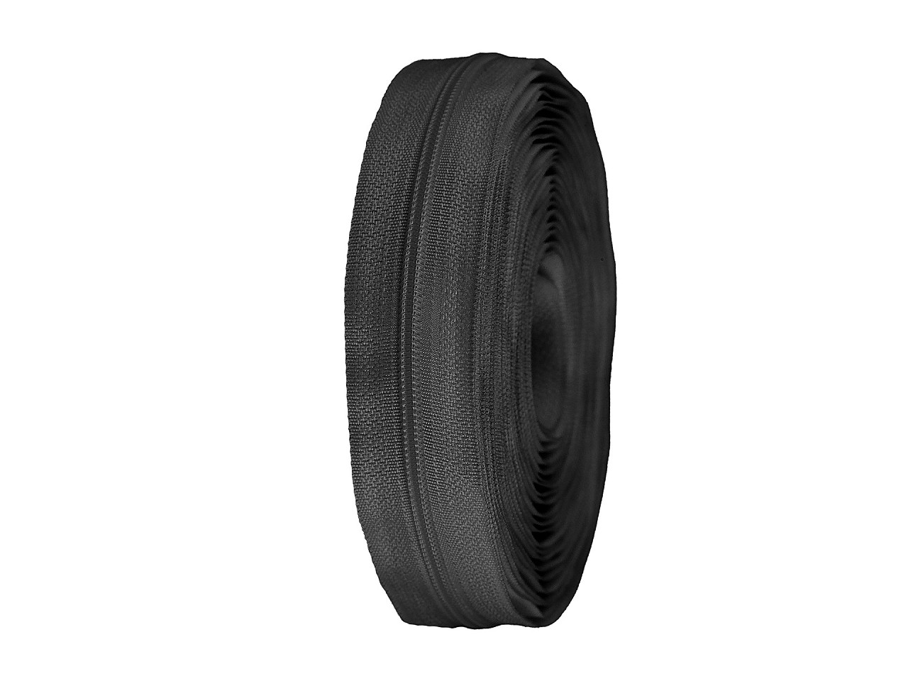 Continuous nylon zipper no 3, for asic type sliders - Bordeaux (25 Meters)