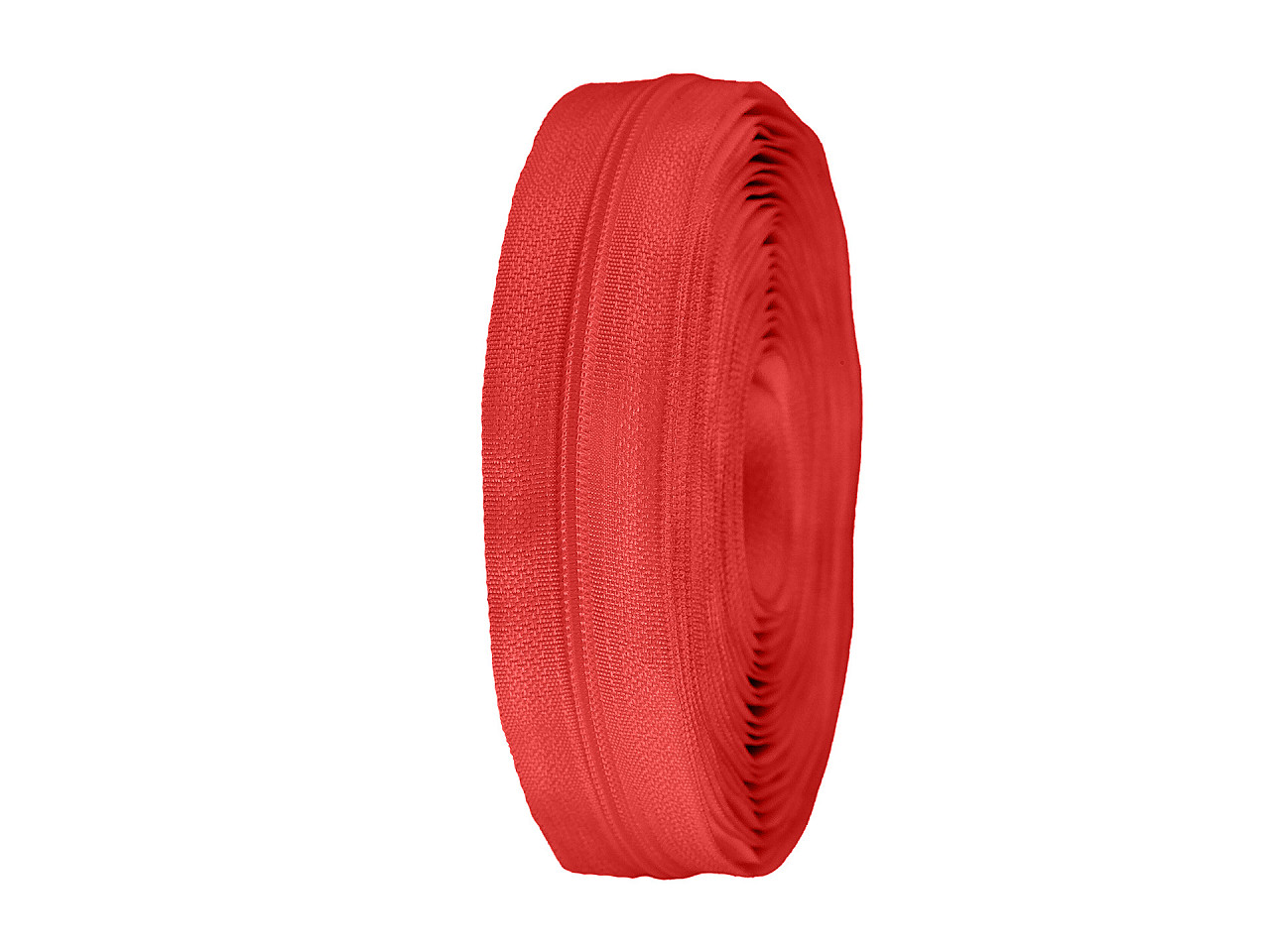 Continuous nylon zipper no 3, for asic type sliders - Bordeaux (25 Meters)