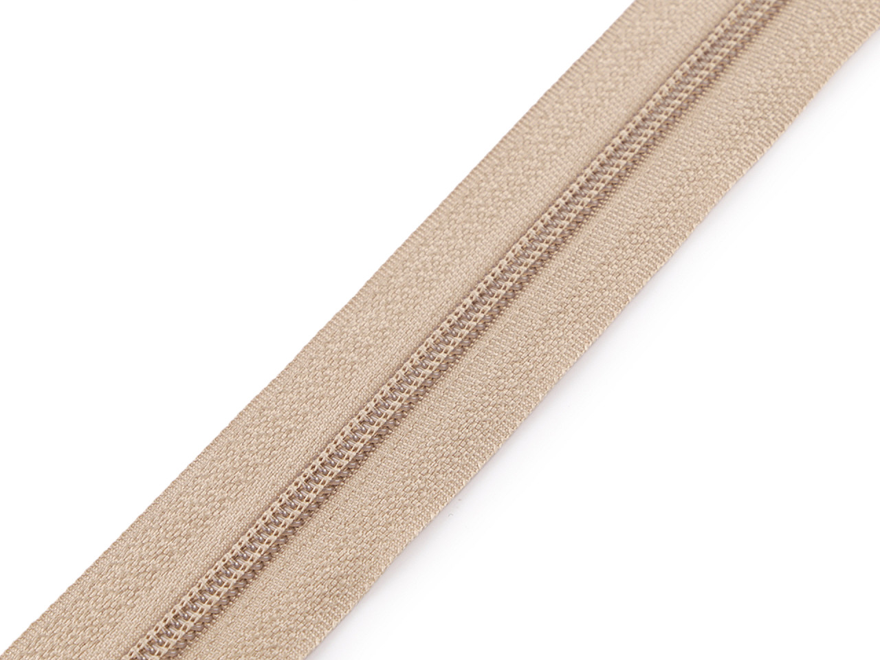 Continuous nylon zipper no 3, for asic type sliders - Bordeaux (25 Meters)