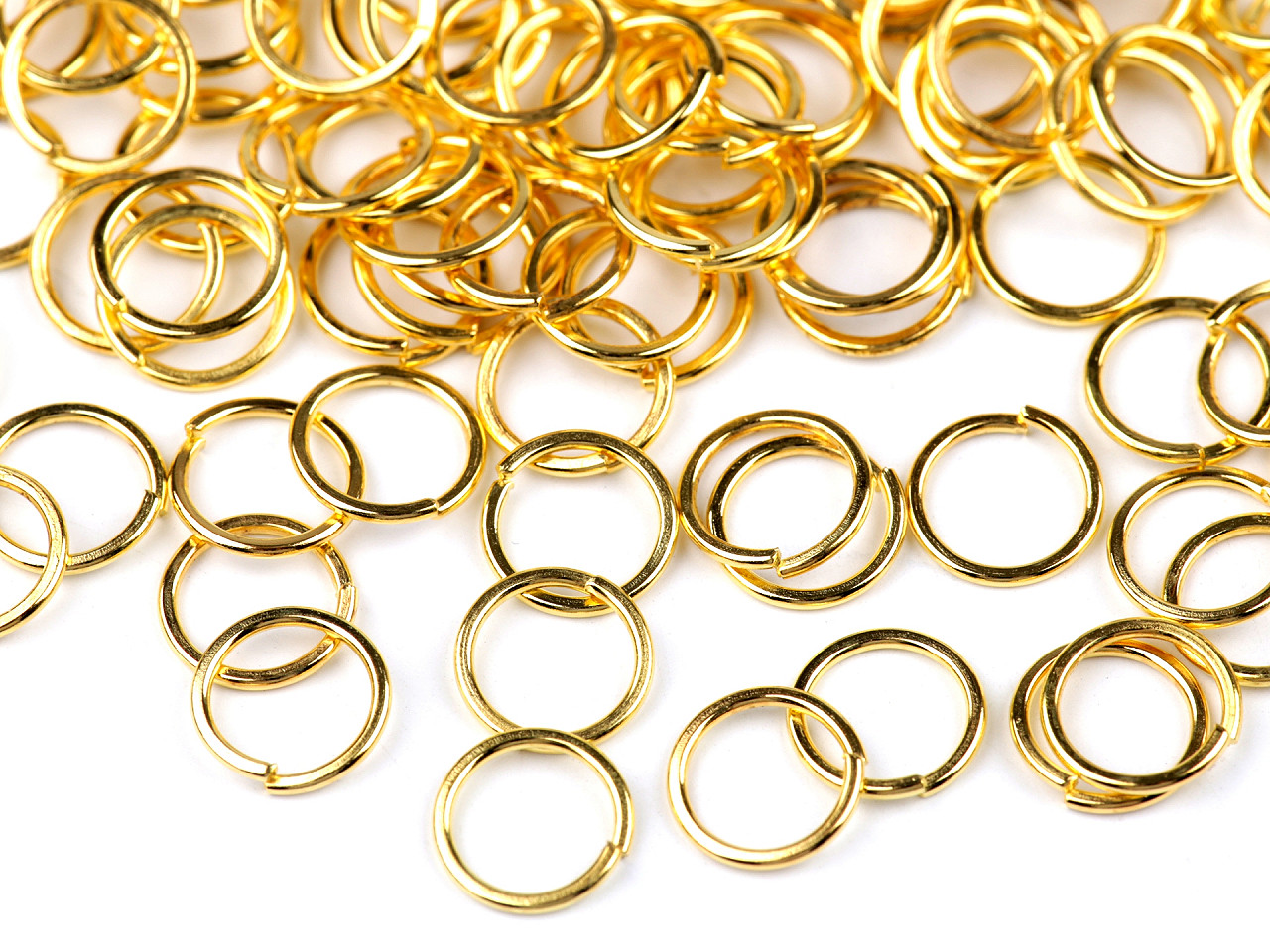 Jump ring ø 8 mm - Silver light (10 Grams)