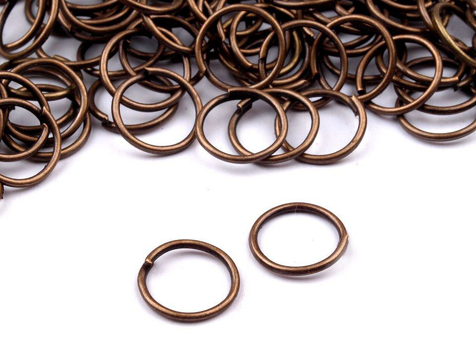 Jump ring ø 8 mm - Silver light (10 Grams)