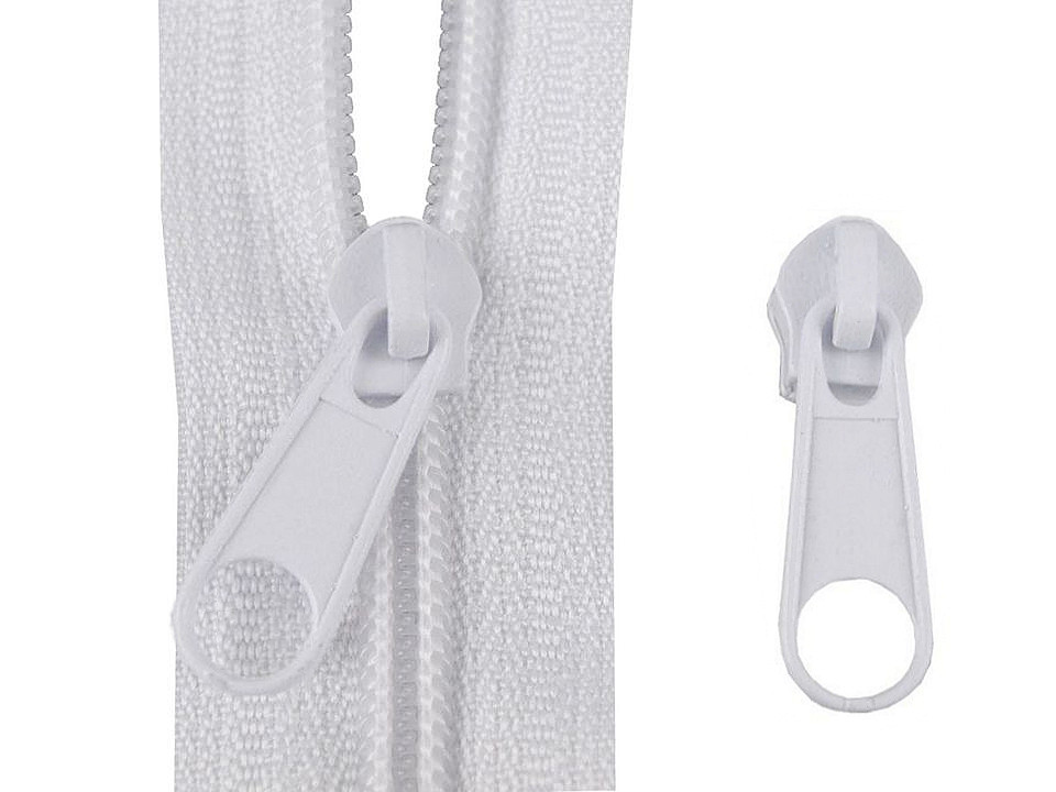 Slider for nylon zippers no 5 for pol type - Black (500 Pieces)