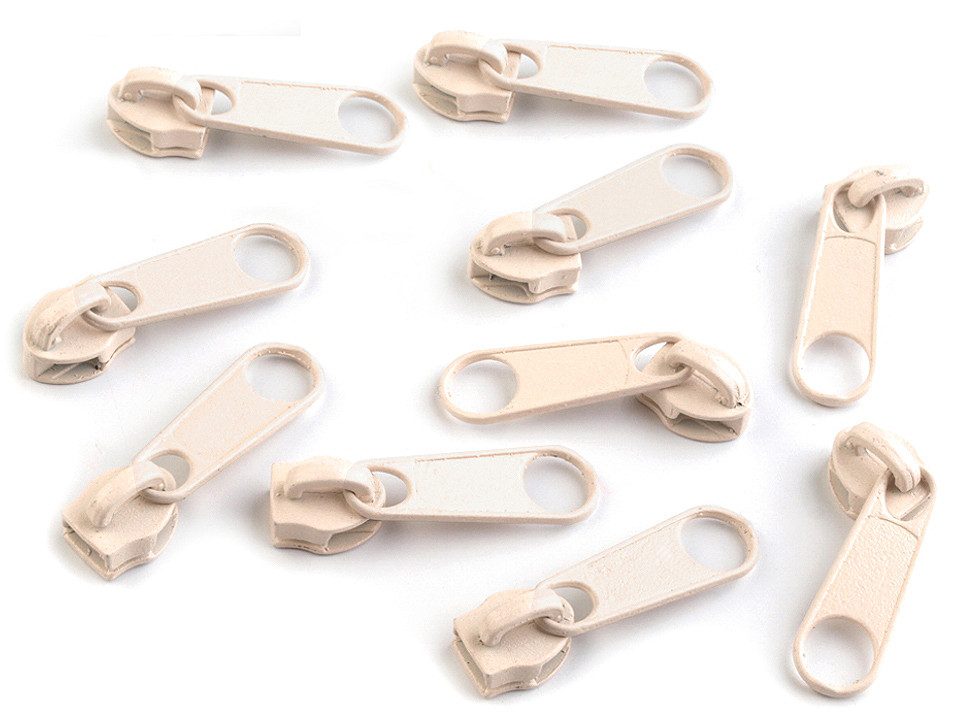 Slider for nylon zippers no 5 for pol type - Black (500 Pieces)