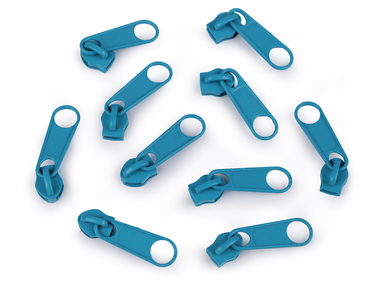 Slider for nylon zippers no 5 for pol type - Black (500 Pieces)