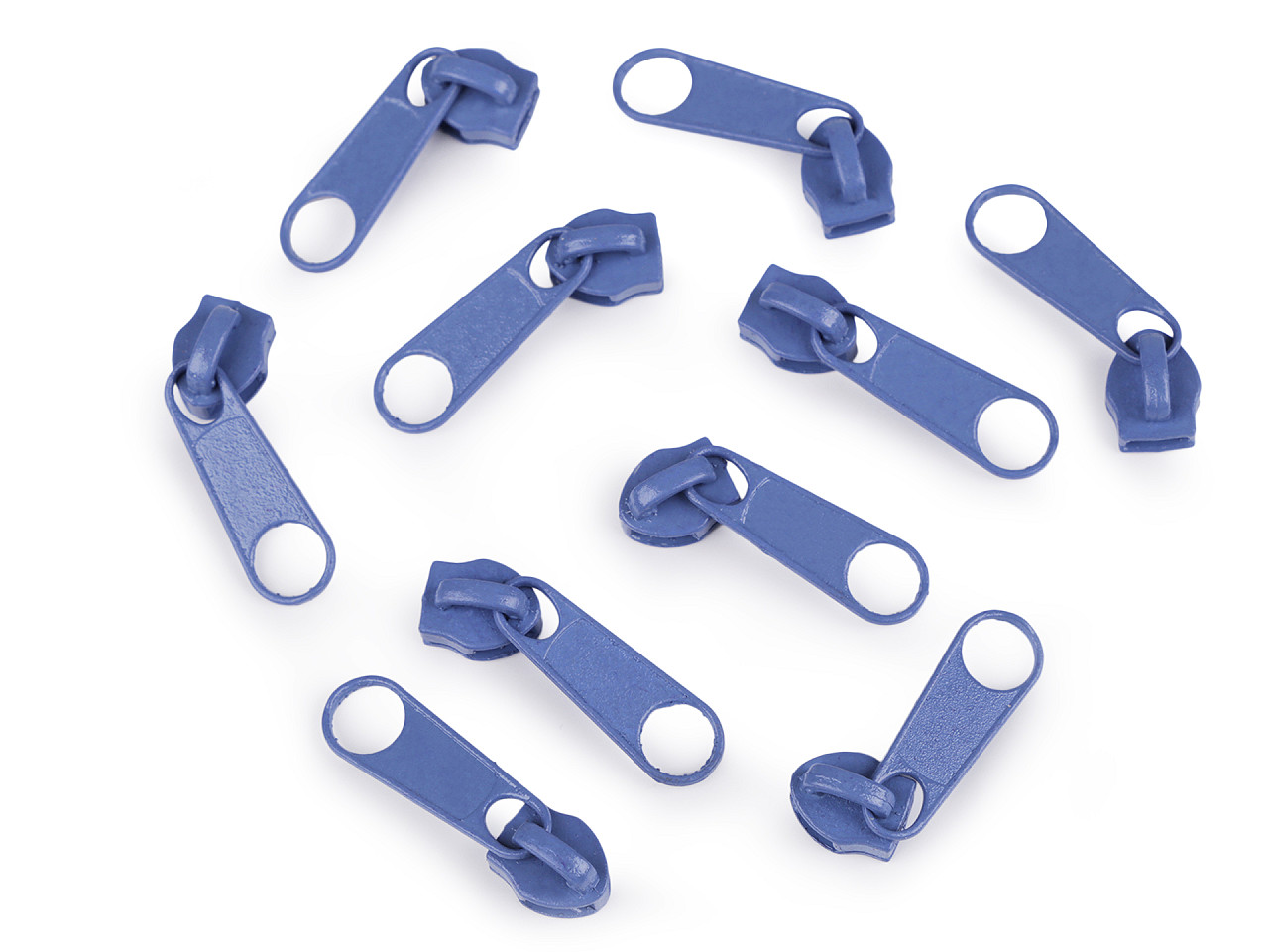 Slider for nylon zippers no 5 for pol type - Black (500 Pieces)