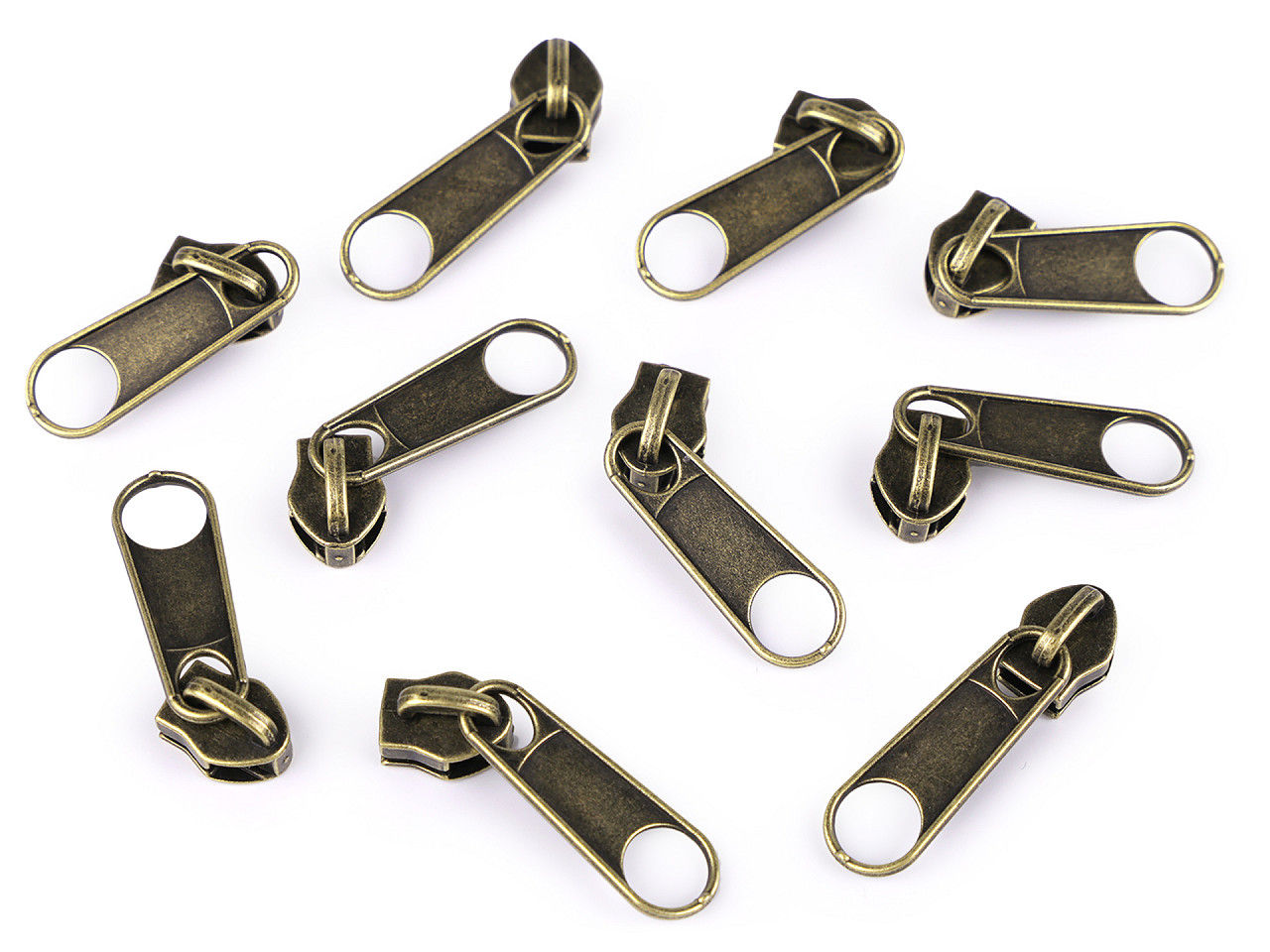 Slider for nylon zippers no 5 for pol type - Black (500 Pieces)