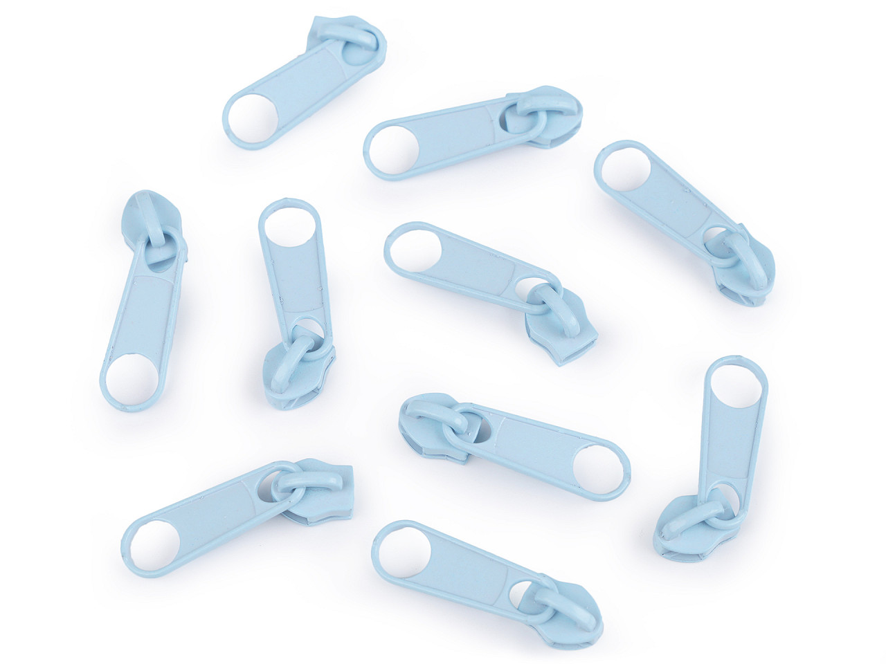 Slider for nylon zippers no 5 for pol type - Black (500 Pieces)