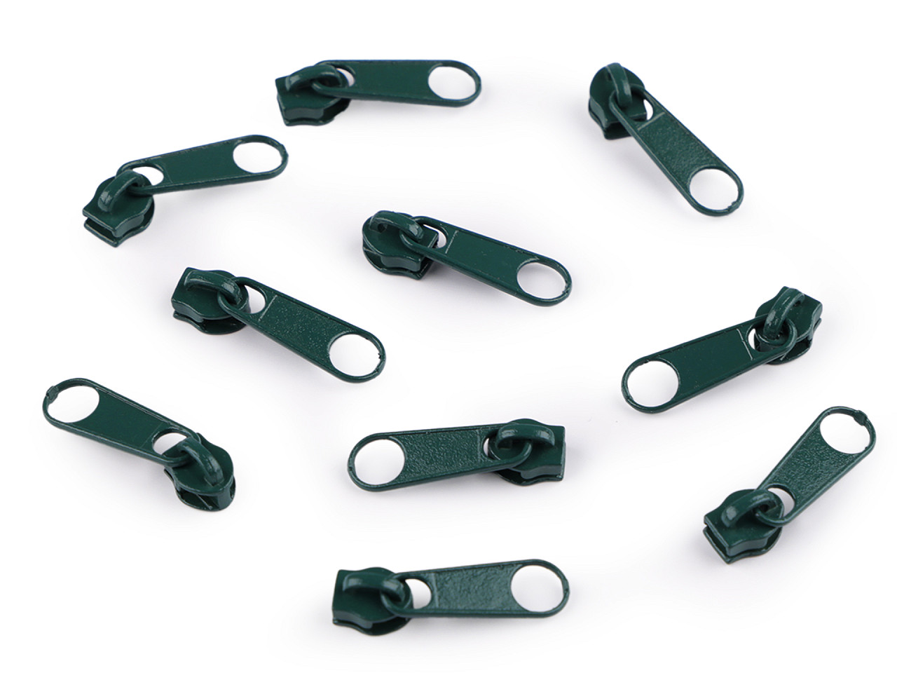 Slider for nylon zippers no 3 for pol type - Nickel (10 Pieces)