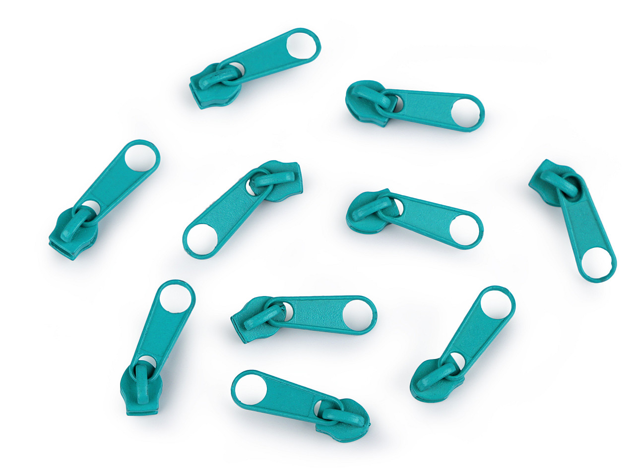 Slider for nylon zippers no 3 for pol type - Nickel (10 Pieces)