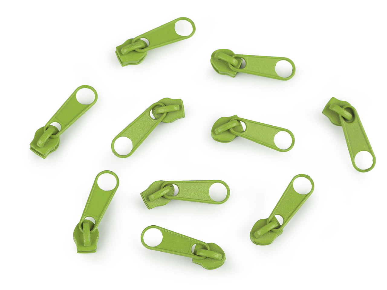 Slider for nylon zippers no 3 for pol type - Nickel (10 Pieces)