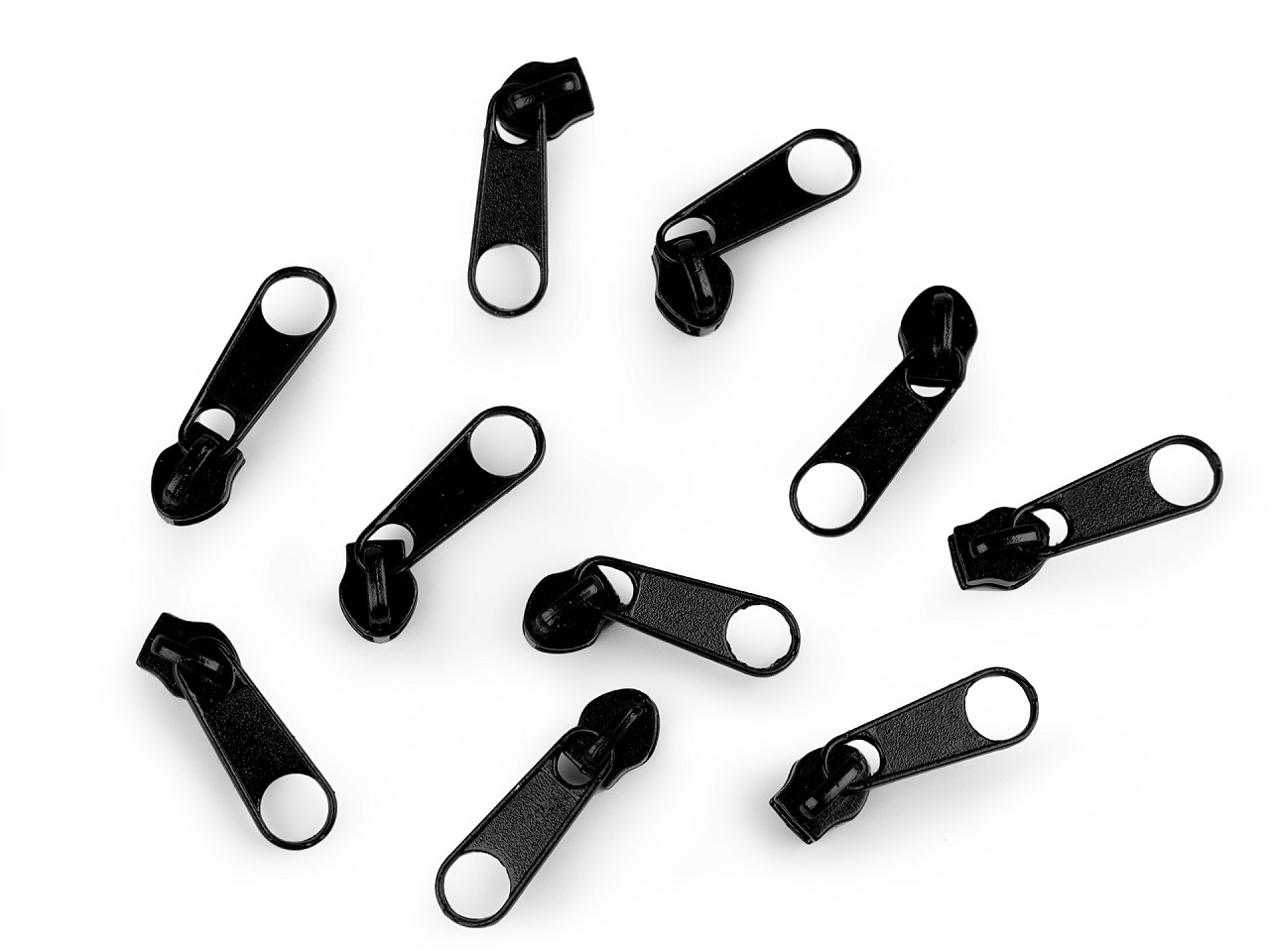 Slider for nylon zippers no 3 for pol type - Nickel (10 Pieces)