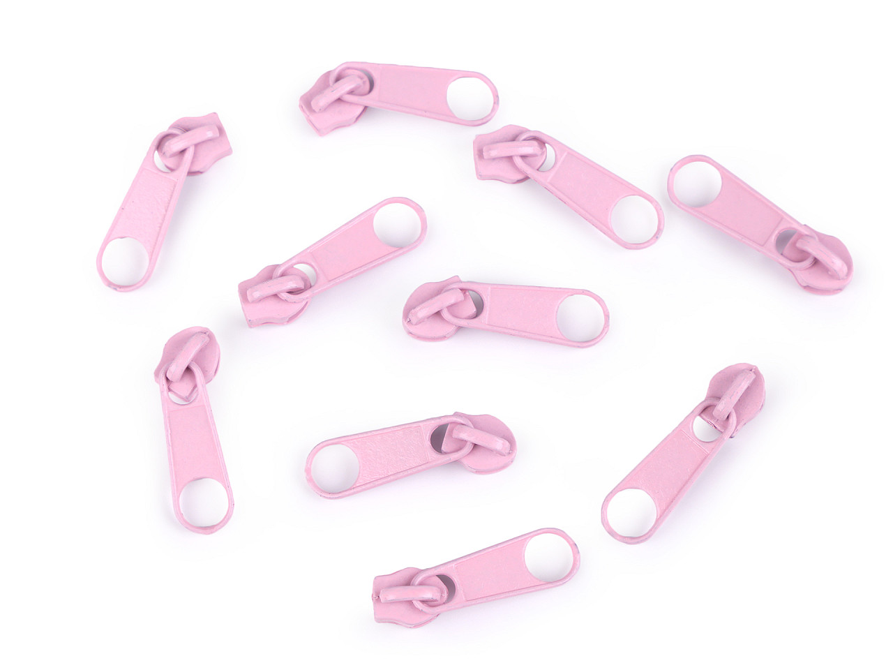 Slider for nylon zippers no 3 for pol type - Nickel (10 Pieces)